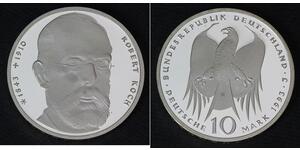 10 Марка Федеративна Республіка Німеччина (1990 - ) Срібло 