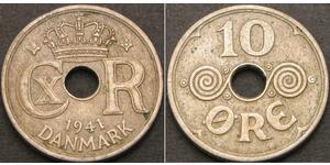 FAROE ISLANDS 10 Ore 1941 - XF- 490 