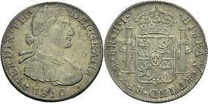 MEXIQUE. FERDINAND VII, Roi d’Espagne (1808-1821). 8 reales, Mexico 1810.Buste lauré, drapé et cuirassé à droite. (World Coins   110 p. 897). Mexico, 1810. Argent. 26,95g. Très Beau à Superbe.