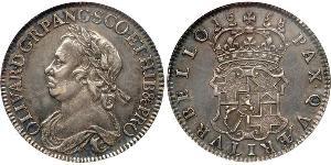 1/2 Крона(англійська) Англійська співдружність (1649-1660) Срібло 