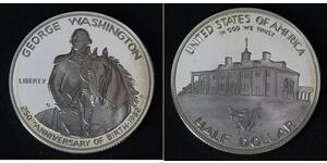 USA Half Dollar 1982 S Proof - Silver 0.900 - George Washington - 831