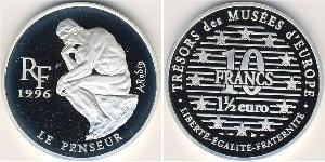 10 Franc / 1.5 Euro Francia Argento 