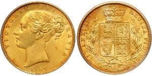 1 Sovereign Vereinigtes Königreich von Großbritannien und Irland (1801-1922) Gold Victoria (1819 - 1901)