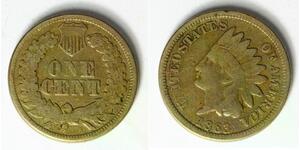 USA Indian Head Cent 1863 - Copper/Nickel - 2256
