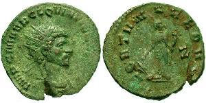 1 Antoninian Römische Kaiserzeit (27BC-395) Bronze Quintillus (220-270)
