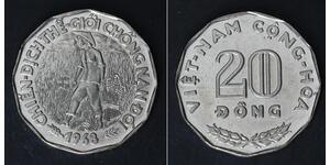 VIET NAM 20 Dong 1968 - Nickel Clad Steel - F.A.O. - aUNC - 4351