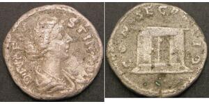 ROMAN EMPIRE 1 Denarius Faustina Junior (175) - Silver - VF - 3237 