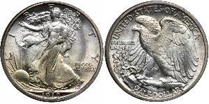  1919-S. PCGS graded MS-64. CAC Approved. A very popular key date. Light hint of gold tone on the obverse. A well struck near-Gem that has deep silvery mint frost from center to periphery. A few  ...