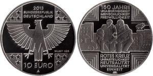 10 Euro Alemania (1990 - ) Plata 