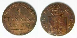 PRUSSIA (German State) 1 Pfennig 1837 A - Copper - Friedrich Wilhelm III. - 1056
