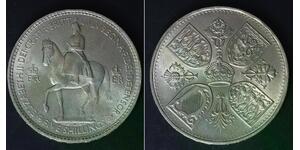 GREAT BRITAIN 1 Crown 1953 - Coronation of Queen Elizabeth II. - XF- - 2952