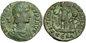 1/2 Centenionalis Римская империя (27BC-395) Бронза Констант I (320-350)