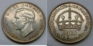 Australia - 1938 - Silver Crown - KM# 34