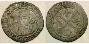 FRANCE Dizain Karolus ND (1488) - Silver 0.319 - Charles VIII. - VF - 3614 *
