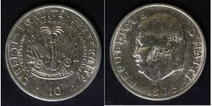 HAITI 10 Centimes 1975 - Copper/Nickel - F.A.O. - aUNC - 2514