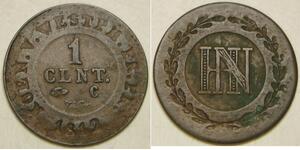 WESTPHALIA (German Kingdom) 1 Centime 1809 C - Copper - Jerome Bonaparte - 2001*