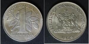 TRINIDAD & TOBAGO 1 Dollar 1979 - Copper/Nickel - F.A.O. - aUNC - 2340