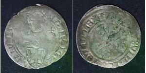 AACHEN (German State) 1/2 Groschen ND(1410-1430) - Silver - 2194