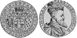10 Ducat 外西凡尼亞公國 (鄂圖曼帝國) (1570 - 1711) 金 Gabriel Bethlen, prince of Transylvania (1580-1629)