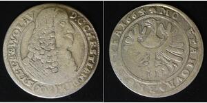 SILESIA LIEGNITZ BRIEG 15 Kreuzer 1664 - Silver - Christian - 3845