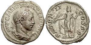 1 Денарій Римська імперія (27BC-395) Срібло Александр Север (208-235)