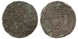 Ireland - 1 Farthing  ND (1613-1626) - James I, Harrington