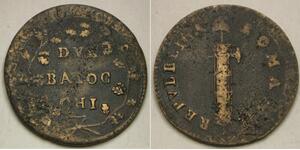 ROMAN REPUBLIC (Italian State) 2 Baiocchi ND (1798-1799) R - Copper - F - 1962 *