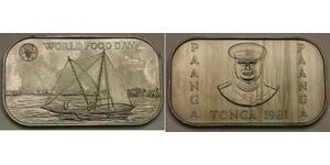 TONGA 1 Paanga 1981 - Copper-Nickel - F. A. O. / World Food Day - aUNC - 36 *