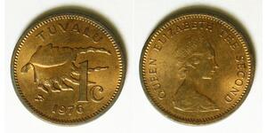 TUVALU 1 Cent 1976 - Bronze - aUNC - 3692