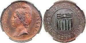 1 Cent 利比里亚 (1847 - ) 銅 