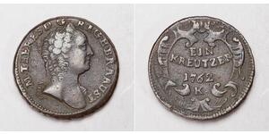 1 Kreuzer Österreich Kupfer Maria Theresa of Austria (1717 - 1780)