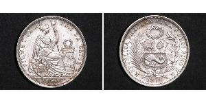 1/2 Sol Peru Silber 