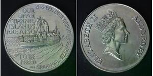 ALDERNEY 2 Pounds ND(1995) - Islander's Return - Elizabeth II. - aUNC - 2036