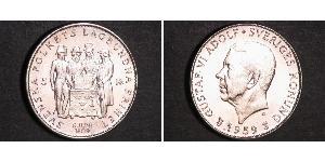 5 Krone Schweden Silber Gustav VI. Adolf (Schweden) (1882 - 1973)