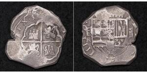 



Untitled Document



1624, Spain, Philip IV. Silver 8 Reales Cob Coin. 1-Year Type w. Vertical Minmark!
Mint Place. Segovia
  Assayer: Rafael Salvan (R)
  Denomination: 8 Reales Cob
  Referen ...