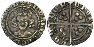 1 Пенни Королевство Англия (927-1649,1660-1707) Серебро Эдуард III (1312-1377)