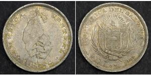  
  1892, El Salvador (Republic). Large Silver Peso (Colon) Coin. Rare! About XF!   Mint Year: 1892 Mintage: 41,000 pcs. References: KM-114. Denomination: Peso (Colon)  Mint Place: Central Americ ...