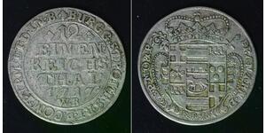 MUNSTER (German City) 1/12 Thaler 1717 WR - Silver - Franz Arnold - VF - 4568