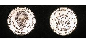   BURKINA FASO 2007 2500 Francs Essai Silver Proof