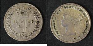 GREAT BRITAIN 4 Pence (Groat) 1846 - Silver 0.925 - Victoria - VF - 1477