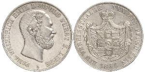 1 Талер Липпе-Детмольд (1123 - 1918) Серебро Leopold III, Prince of Lippe