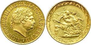 1 Sovereign Reino Unido / Reino Unido de Gran Bretaña e Irlanda (1801-1922) Oro Jorge III (1738-1820)