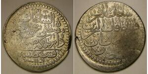 TURKEY (Ottoman) 1 Piastre AH 1106 (1694) - Billon - Mustafa II. - VF - 1625 *
