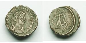 
          
           
             
              VALENTINIAN II AE 4 
           
           
             
              Description: 
              
              Date: C, 375-392 AD 
       ...