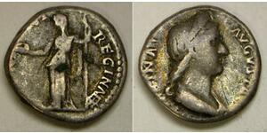 ROMAN EMPIRE Denarius - Silver - Vibia Sabina (AD 117-136) - F/VF - 2017 *