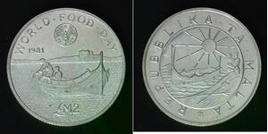 MALTA 2 Pounds 1981 - Silver 0.925 - World Food Day - aUNC - 4333
