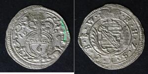 SAXONY (German State) 6 Pfennig 1691 - Silver - VF - 3434