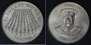 TONGA 1 Pa'anga 1975 - Copper/Nickel - F.A.O. - aUNC - 4383