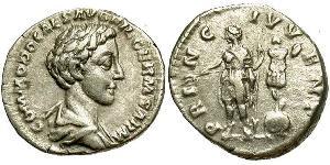 1 Denarius 羅馬帝國 銀 康茂德