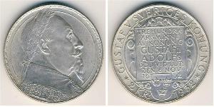 2 Krone Suecia Plata Gustavo II Adolfo de Suecia(1594 – 1632)